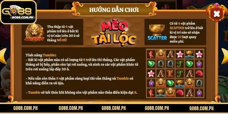 Hướng dẫn chơi Mèo Tài Lộc 